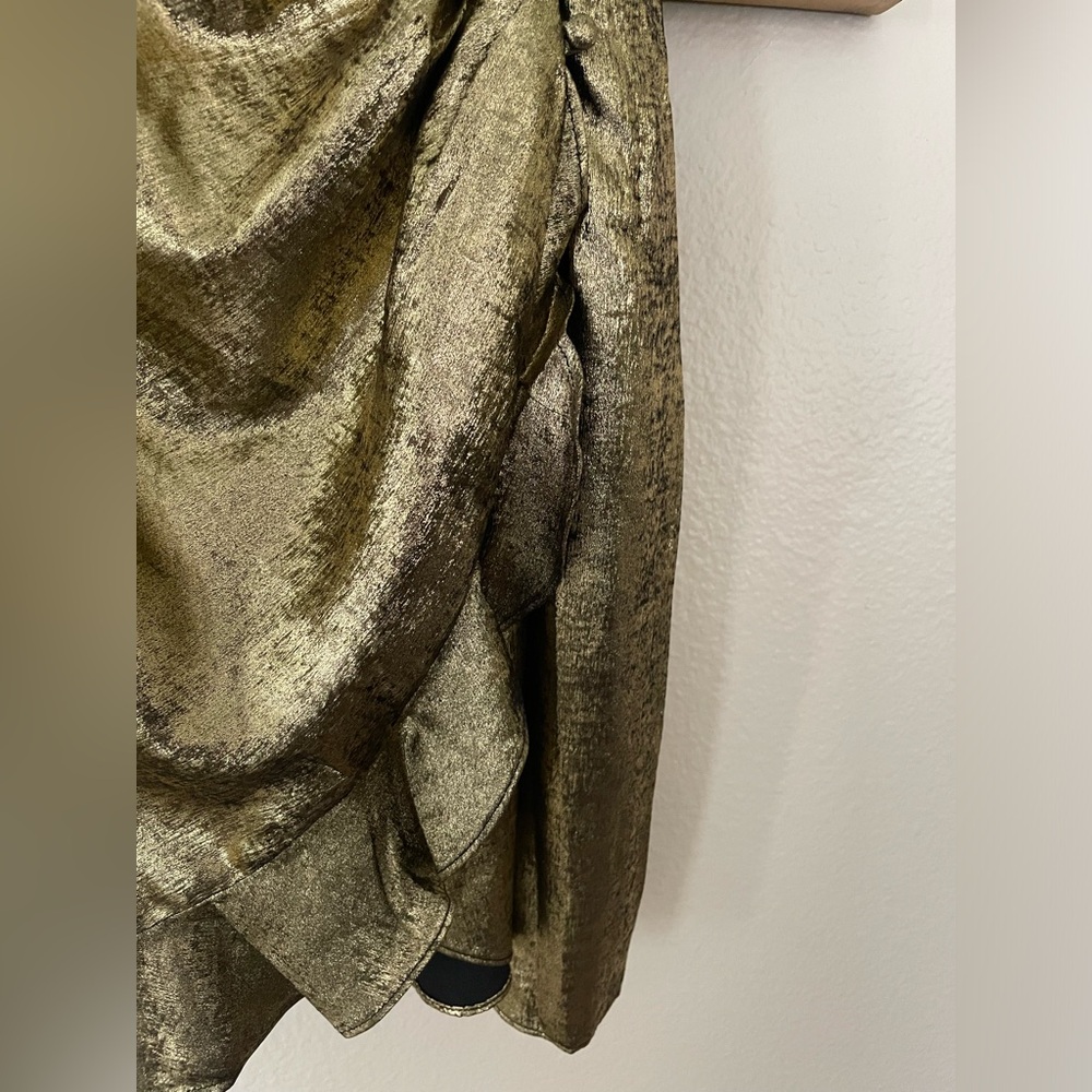 NWT Holiday Gold mini dress size medium - Picture 8 of 12